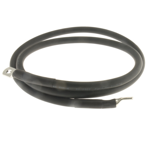 50mm2 accu kabel flexibel zwart M8 (0.5m)