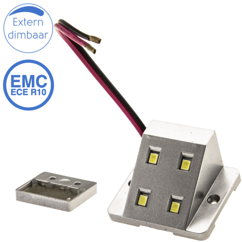 BBAtechniek artnr. 65528 - Trentino Reed LED kastlampje contact 12V 0.8W (1x)