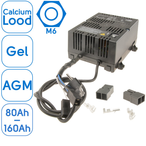 BBAtechniek artnr. 8117 - 12V 16A 250W CBE acculader CB516-3 (1x)