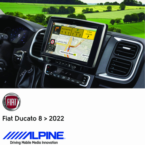 BBAtechniek artnr. 8681 - 9” Alpine X903D-DU8 Fiat Ducato 8 >2022 (1x)