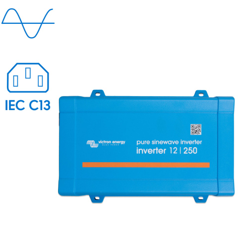 BBAtechniek artnr. 90024 - Victron Phoenix omvormer 12/250 VE.Direct IEC (1x)