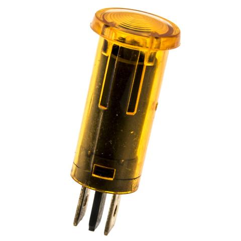 BBAtechniek artnr. 15727 - Waarschuwingslampje oranje 12V Ø12.0mm (10x)
