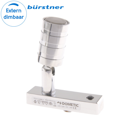 BBAtechniek artnr. 20203 - Dometic LED railspot Lisa 12V 1.5W (1x)