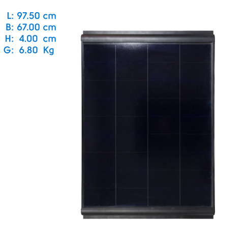 BBAtechniek artnr. 9828 - 120Wp 97.5x67x4cm Pro-User zonnepaneel (1x)