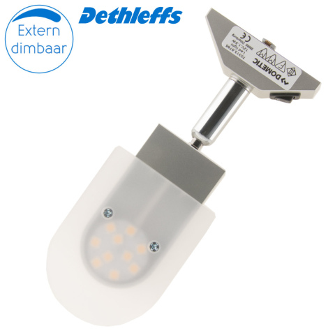 BBAtechniek artnr. 20183 - Dometic LED rail spot Thomas zilver 12V 1.5W (1x)