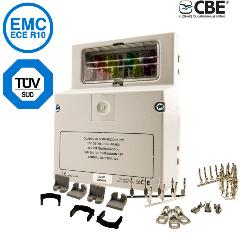 BBAtechniek artnr. 8115 - CBE DS300-ST 12V distributie box type 20900 (1x)