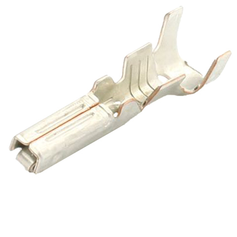 BBAtechniek artnr. 12276 - Rondstekerhuls vertind messing 1.0-1.5mm2 (100x)