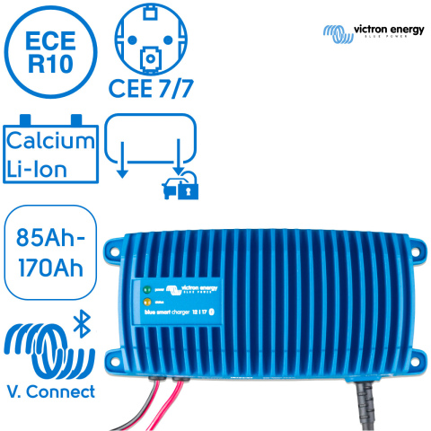 BBAtechniek artnr. 38324 - Victron Blue Smart IP67 Acculader 12/17 (1) 