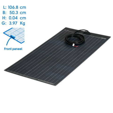 BBAtechniek artnr. 57088 - NDS Lightsolar 105W Front 106.8x50.3x0.4cm (1x)