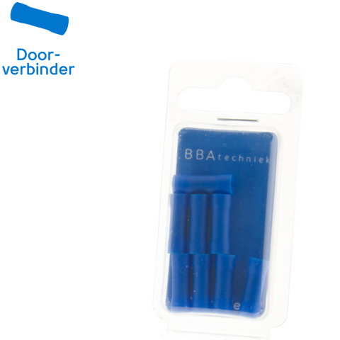 BBAtechniek artnr. 16978 - Doorverbinder Ø2.3mm blauw (7x)