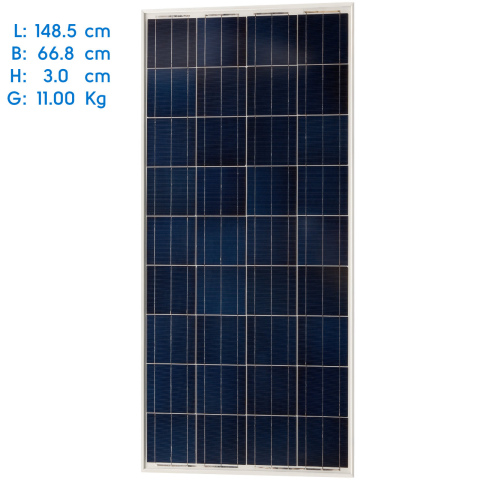 BBAtechniek artnr. 38221 - 175Wp 148.5x66.8x3cm Victron BlueSolar  mono (1x)