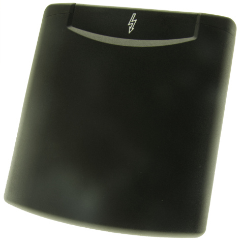 BBAtechniek artnr. 45200 - Losse klep 230V icoon zwart (1x)