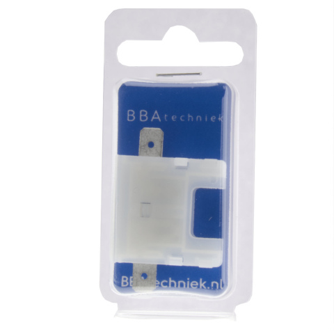 BBAtechniek artnr. 16867 - Steekzekeringhouder standaard zwevend wit (1x)