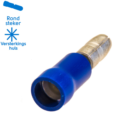BBAtechniek artnr. 11295 - Rondsteker Ø4.0mm* blauw (100x)