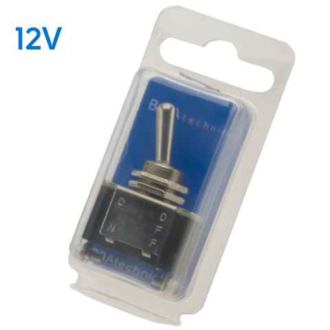 BBAtechniek artnr. 17649 - 12V 25A 2-polig On-Off schakelaar heavy duty  (1x)