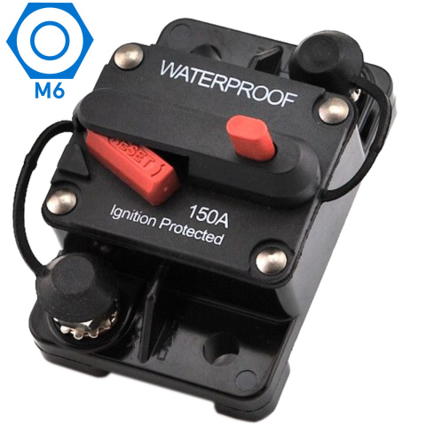 BBAtechniek artnr. 17609 - Automatische zekering 150A M6 (1x)