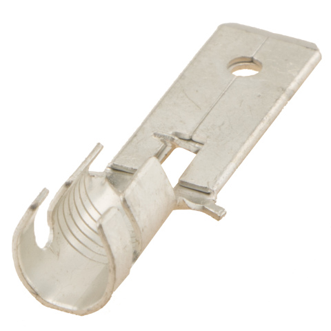 BBAtechniek artnr. 12141 - Vlaksteker vertind 6.3 2.5-6.0mm² (100x)