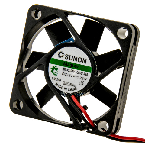 BBAtechniek artnr. 23010 - 12V 45x45x10mm ventilator met Vapo lager(1x)