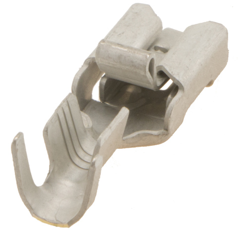 BBAtechniek artnr. 12357 - Vlakstekerhuls vertind 6.3mm 2.5-6.0mm² (100x)