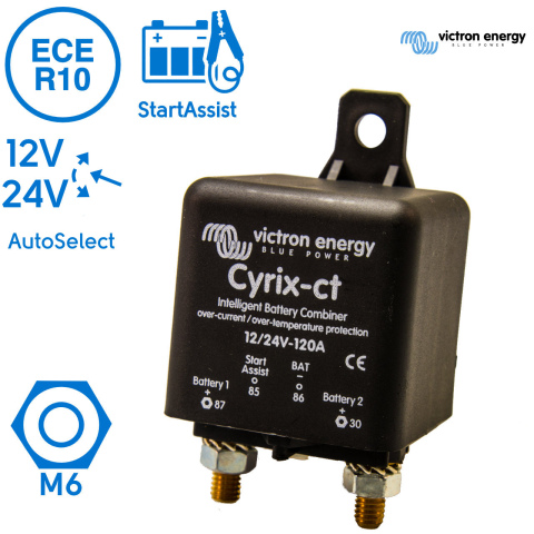 Victron Cyrix-ct 12/24V 120A accuscheider (1x)