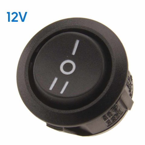 BBAtechniek artnr. 60603 - 12V 10A 3-polig on-off-on schakelaar (10x)