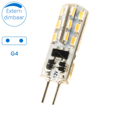 BBAtechniek artnr. 8509 - G4 10-18VDC 1.5W 3000K 110-120lm LED (2x) 