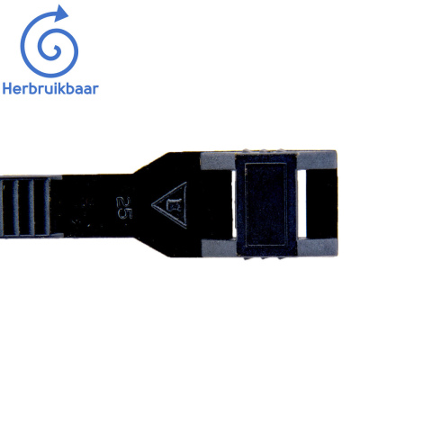 BBAtechniek artnr. 15022 - Tyrap 6.0x115mm max Ø 25mm zwart (100x)