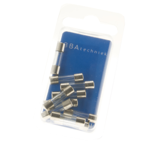 BBAtechniek artnr. 16903 - Glaszekering 5A kort (10x)
