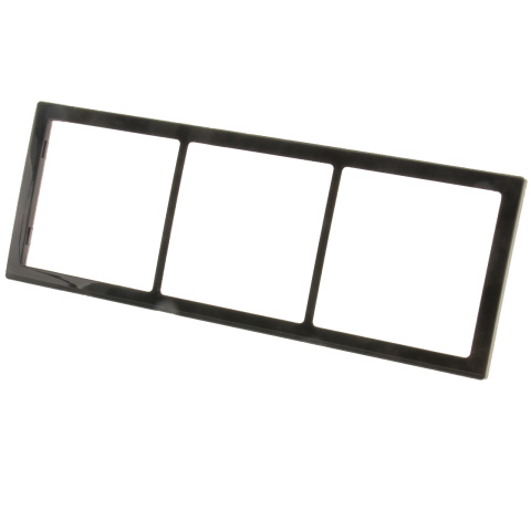 BBAtechniek artnr. 45124 - S 20.000 afdekraam 3-vak zwart hoogglans (1x)