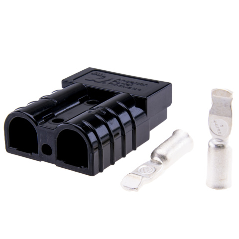 BBAtechniek artnr. 15412 - Hoge stroom connector 16mm² 50A zwart (1x)