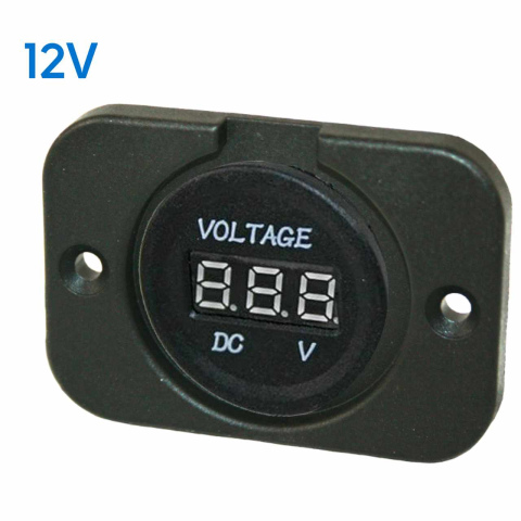 BBAtechniek artnr. 81515 - Power Line Voltmeter inbouw incl. inbouwframe (1x)