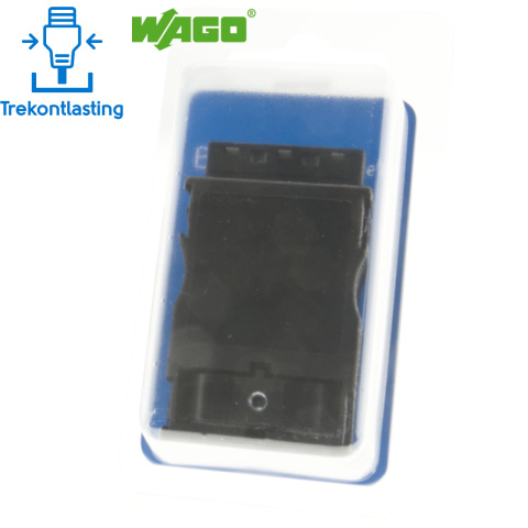 BBAtechniek artnr. 66013 - Wago Winsta Midi connector male zwart (1x)