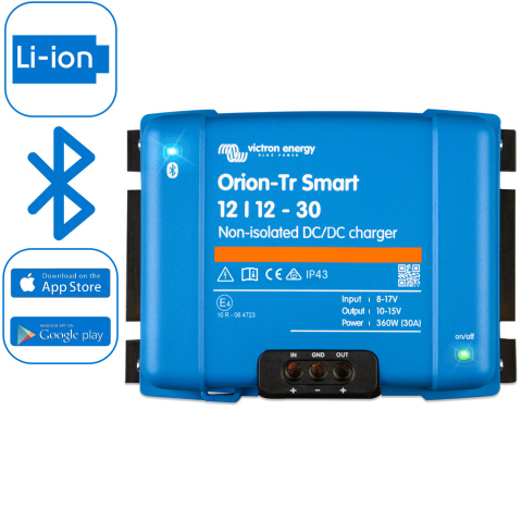 BBAtechniek artnr. 8598 - Victron Orion-Tr Smart 12/12-30A 360W  (1x)