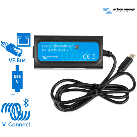 BBAtechniek artnr. 38333 - Victron interface MK3-USC VE.Bus to USB-C (1x)