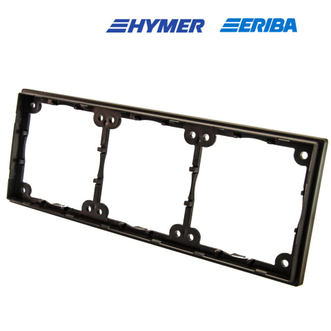 BBAtechniek artnr. 45065 - Afstandsraam 3-vak laag leigrijs S20.000 (1x)