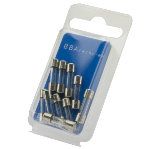 BBAtechniek artnr. 13650 - Glaszekering 3A kort (10x)