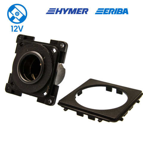 12V 120W contactdoos zwart S20.000 (1x)