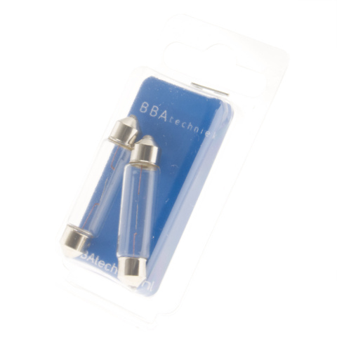 BBAtechniek artnr. 17579 - 12V 10W BS265 11x43mm buislamp (2x)