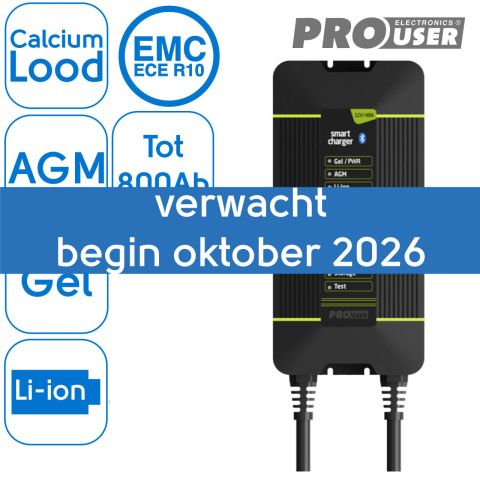 BBAtechniek artnr. 9841 - 12V 40A Pro-User intelligente acculader IBC40 1x)