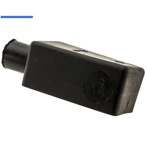 BBAtechniek artnr. 13551 - Afdekkap PVC recht zwart - (10x)