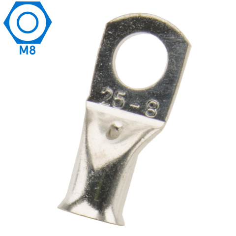 25mm² M8 gesloten kabeloog (50x)