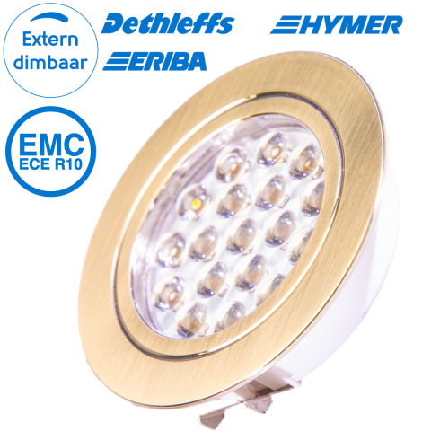 BBAtechniek artnr. 65506 - Ancona LED inbouwspot 1.5W 3200K 108lm 12V (1)