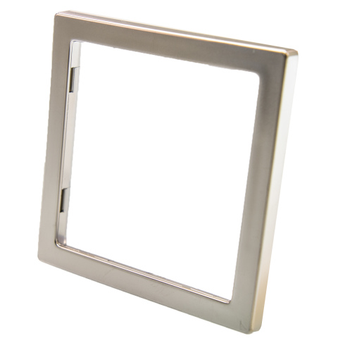 BBAtechniek artnr. 45045 - S 20.000 afdekraam 1-vak mat zilver (1x)