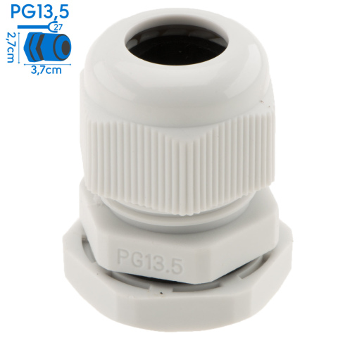 BBAtechniek artnr. 57063 - NDS wartel kabeldoorvoer  7-12mm wit PG13.5 (1x)