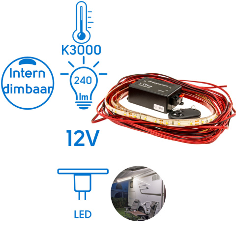 BBAtechniek artnr. 20168 - Dometic armluifel / zonnescherm LED verlichting (1x)