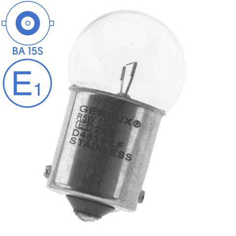 BBAtechniek artnr. 16354 - BA15S 12V 5W BS207 lamp (10x)