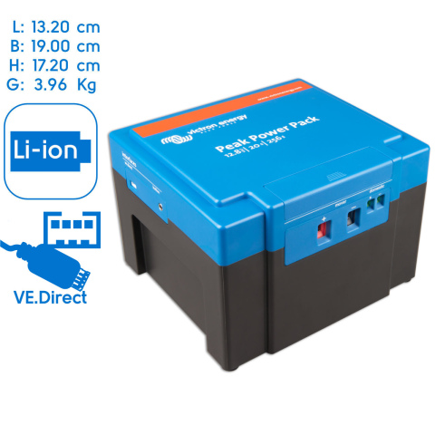 BBAtechniek artnr. 38259 - Victron Peak Power Pack 12.8V 20Ah 256Wh (1x) 