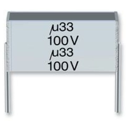 BBAtechniek artnr. 60418 - Film Capacitor 1µF ± 10% PET (Polyester) 100V (1x)