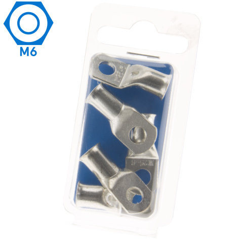 25mm² M6 gesloten kabeloog (5x) 