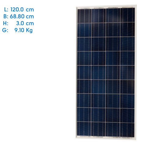 BBAtechniek artnr. 8584 - 130Wp 120x66.8x3cm Victron BlueSolar mono  (1x)